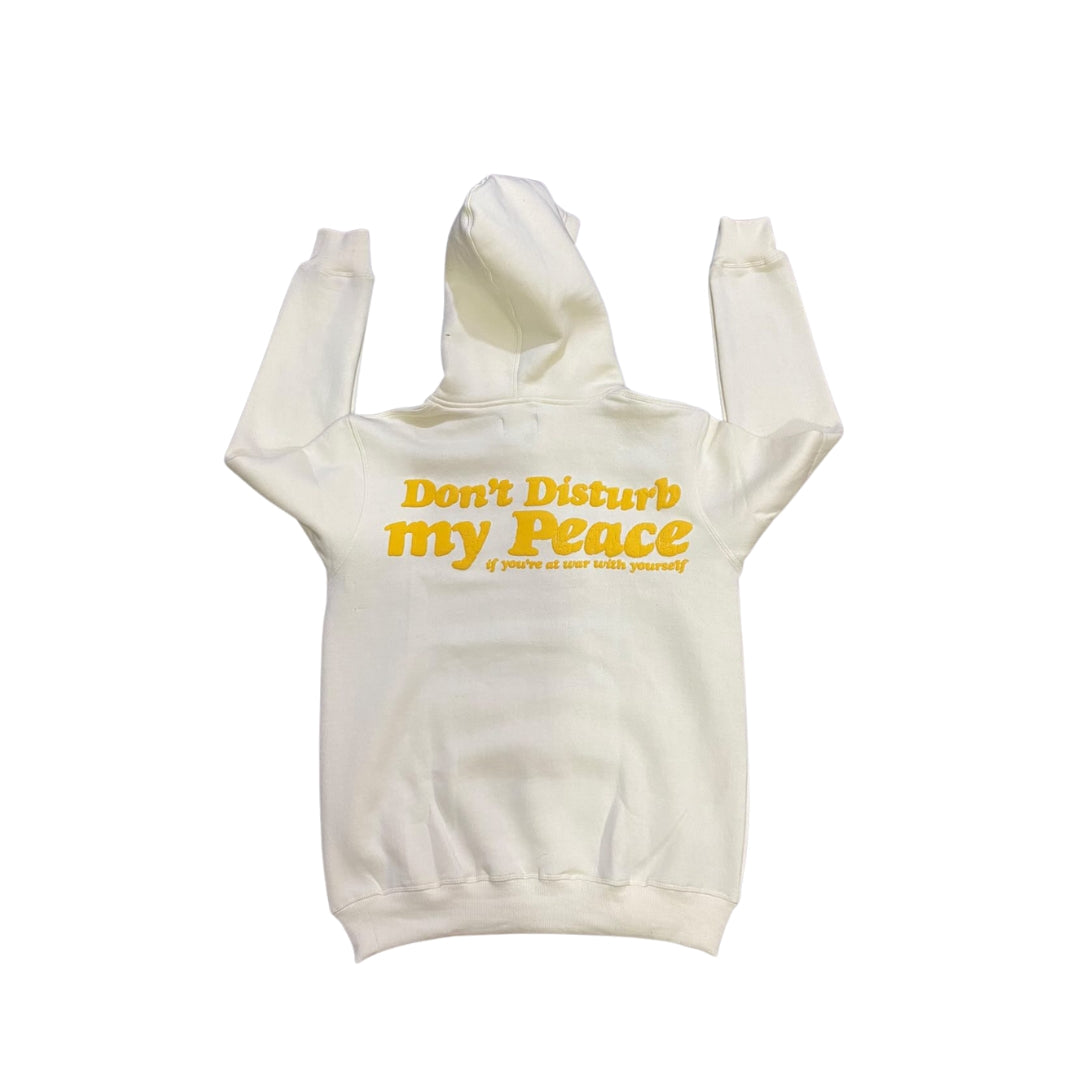"DND" HOODIE ( CREAM/ ORANGE )